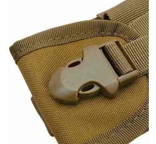 Funda táctica ajustable para celular con sistema molle en negro