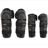Pack de rodilleras y coderas con carcasa ABS para moto y ciclismo — imagen 1 de 5