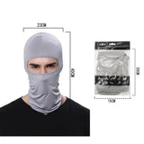 Pasamontañas balaclava de licra color negro para moto y ciclismo — imagen 3 de 4