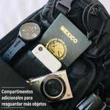 Mochila pechera táctica militar cruzada caqui de 12 litros convertible — imagen 3 de 9