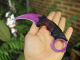 Cuchillo tipo karambit de hoja curva para cacería y campismo — imagen 6 de 7