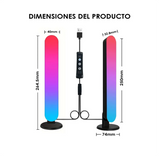2 Barras De Luz Rgbic 25cm Con App Y Música Led