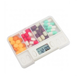 Pastillero Portatil Electronico Con Alarmas De Recordatorio