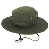 Sombrero boonie militar táctico de algodón con correa ajustable — imagen 1 de 10