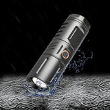 Lámpara LED con 4 modos, función power bank y resistencia al agua — imagen 1 de 7