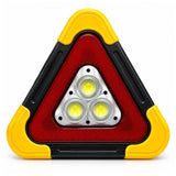 Lámpara de emergencia vial LED solar con triángulo de señalización — imagen 1 de 5