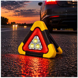 Lámpara de emergencia vial LED solar con triángulo de señalización — imagen 5 de 5