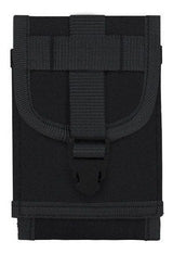 Funda táctica ajustable para celular con sistema molle en negro — imagen 6 de 9