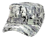 Gorra militar tipo cubana en tela ripstop con patrón camuflado — imagen 2 de 7