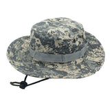 Sombrero boonie militar táctico de algodón con correa ajustable — imagen 2 de 10
