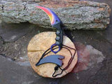 Cuchillo tipo karambit de hoja curva para cacería y campismo — imagen 7 de 7