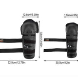 Pack de rodilleras y coderas con carcasa ABS para moto y ciclismo — imagen 5 de 5