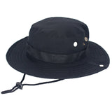 Sombrero boonie militar táctico de algodón con correa ajustable — imagen 6 de 10