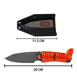Cuchillo de supervivencia con cuerda de sujeción para camping — imagen 2 de 7