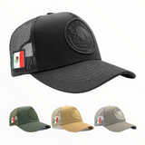 Gorra México con panel de malla en color verde — imagen 1 de 3