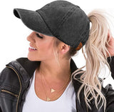 Gorra deportiva para mujer con abertura para cola de caballo en color rosa — imagen 1 de 9
