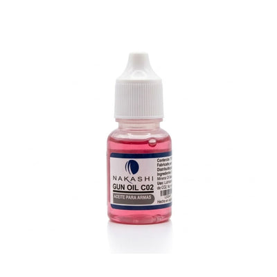 Aceite lubricante en frasco gotero para armas de CO2