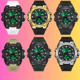 Reloj deportivo digital análogo resistente al agua 30M con luz LED — imagen 3 de 4