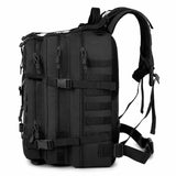 Mochila táctica militar de 49 litros con sistema molle en negro, caqui o verde — imagen 5 de 10