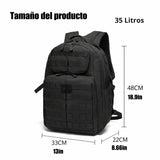 Mochila táctica militar de 35 litros con sistema molle y diseño multibolsas — imagen 5 de 6