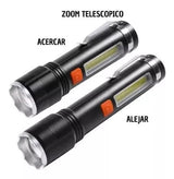 Lámpara LED P50 de 10000 lúmenes con cob lateral blanco y rojo — imagen 2 de 3