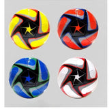 Balón de fútbol número 5 diseño tipo estrella con válvula — imagen 3 de 4