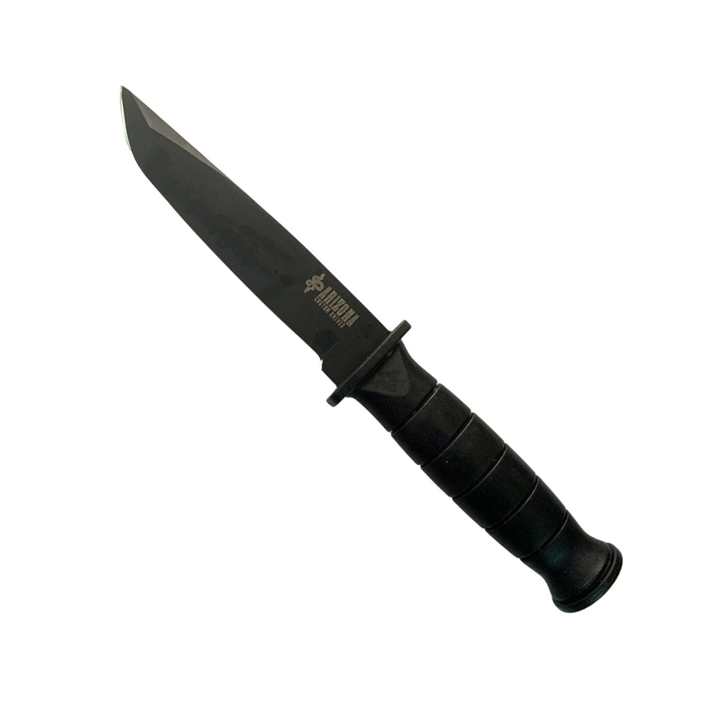 Cuchillo de supervivencia con funda de polímero y clip