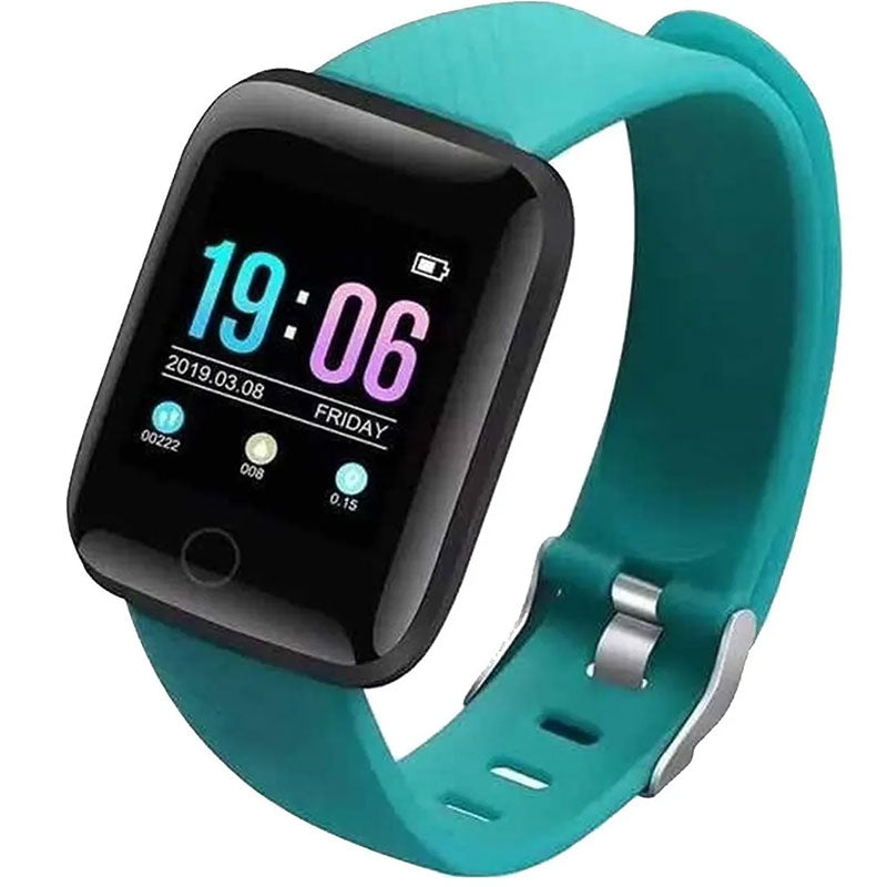 Smart watch Reloj Inteligente Podometro y Monitores de Salud Notificaciones 116 Plus