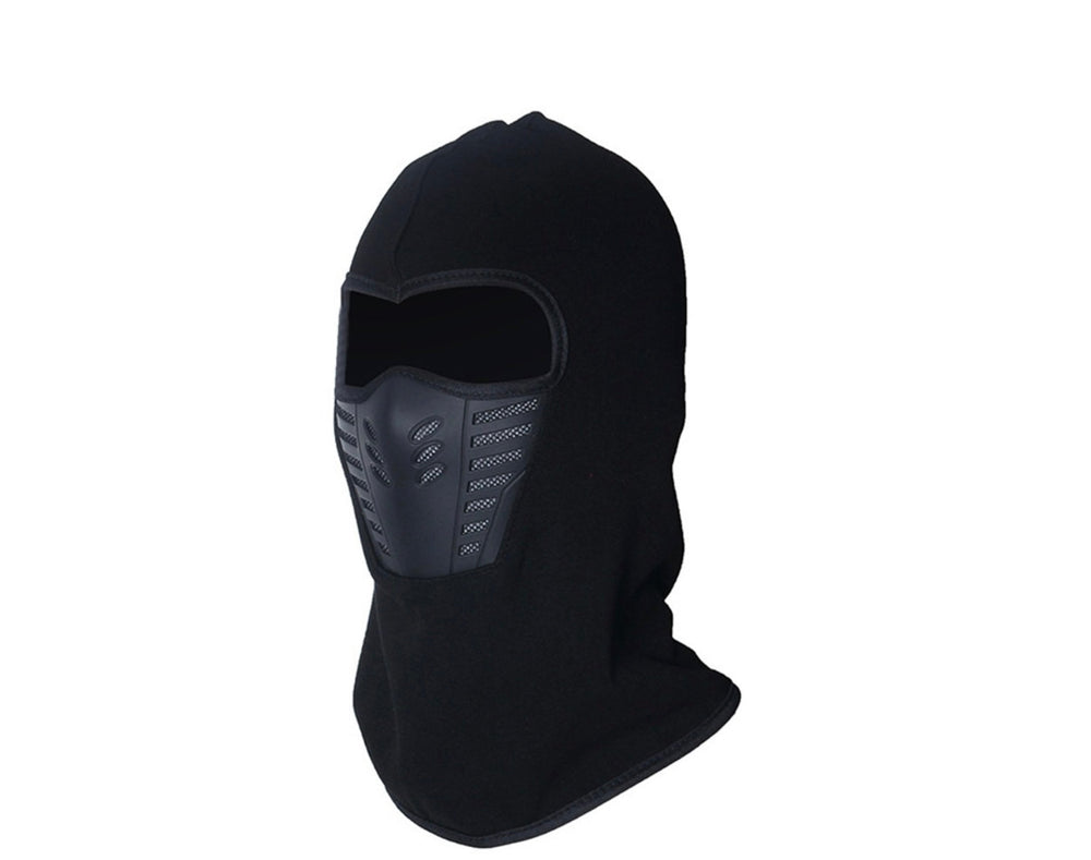 Máscara balaclava negra con filtro incorporado