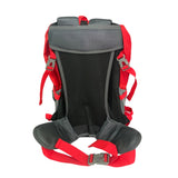 Mochila de alpinismo en nylon reforzado con funda cubre lluvias en rojo o negro — imagen 2 de 7