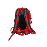 Mochila de alpinismo en nylon reforzado con funda cubre lluvias en rojo o negro — imagen 6 de 7