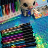 Delineador de ojos en 8 tonos metálicos, paquete de 48 piezas — imagen 2 de 3