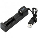Cargador de batería con conexión USB e indicador LED modelo CDQA — imagen 1 de 3