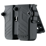 Estuche porta cargador doble negro universal para 9 mm .40 y .45 — imagen 1 de 3