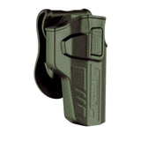 Funda de polímero verde para Beretta 92 92FS con retención nivel 2 — imagen 1 de 5