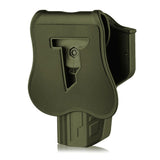Funda de polímero verde para Beretta 92 92FS con retención nivel 2 — imagen 2 de 5