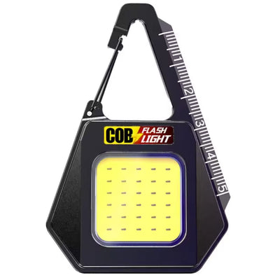 Llavero LED COB brillante y recargable para emergencias