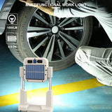 Lámpara LED de 1000 lúmenes con soporte telescópico y panel solar — imagen 3 de 5