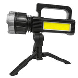 Linterna solar recargable con COB lateral y soporte tipo trípode — imagen 3 de 5