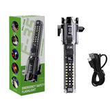 Linterna táctica 10 en 1 con martillo, alarma y power bank — imagen 2 de 6
