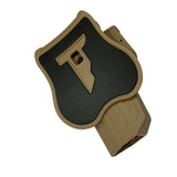 Funda rígida khaki tipo OWB para pistola Beretta 92 con retención — imagen 3 de 4