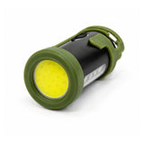 Mini linterna mosquetón LED COB con modo patrulla roja y azul — imagen 3 de 6