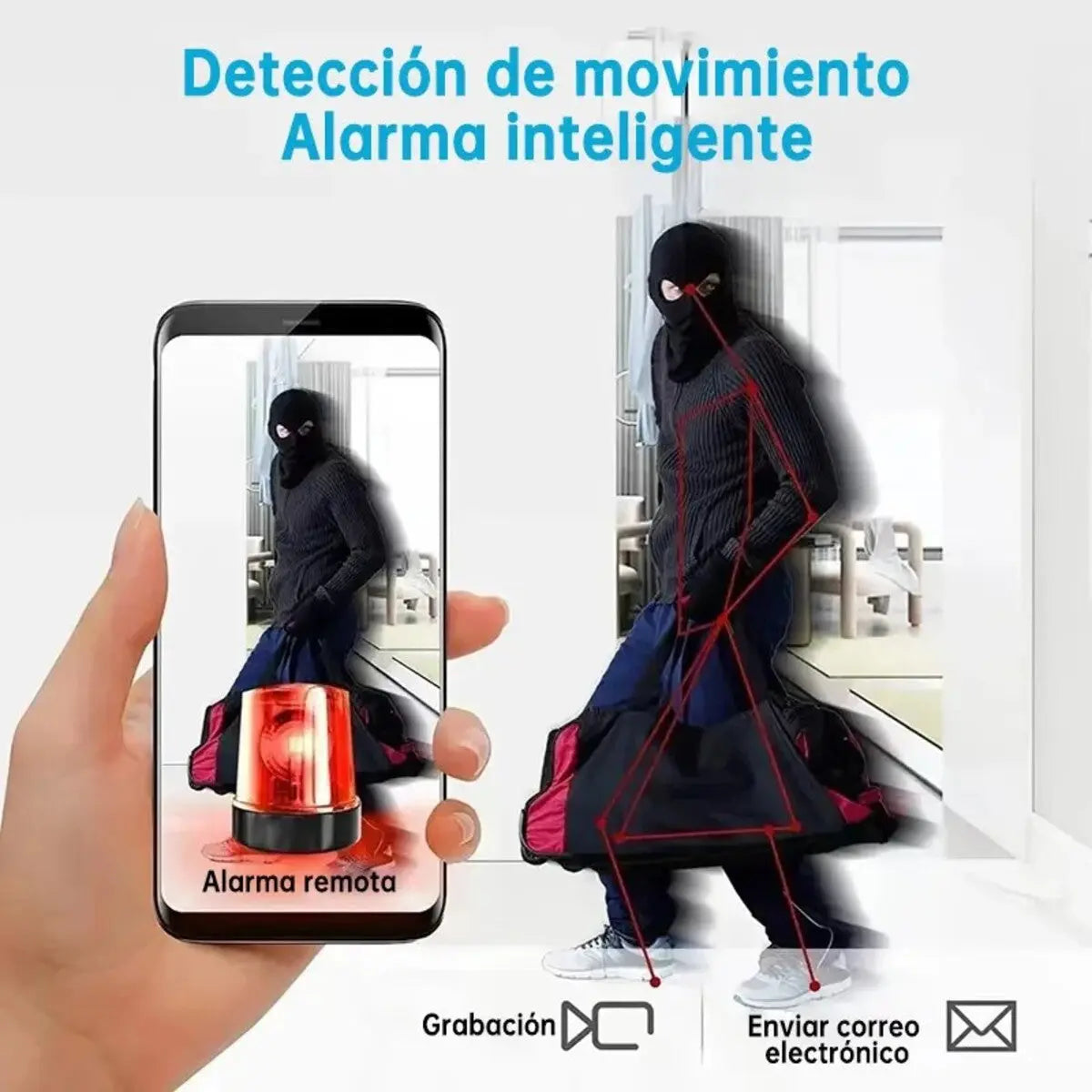 Cámara doble Lente de Seguridad Wifi 4k 10x 8mp Fralugio