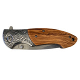 Cuchillo plegable estilo caza para actividades de supervivencia — imagen 3 de 3
