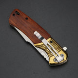 Cuchillo plegable de apertura manual con clip de bolsillo — imagen 3 de 4