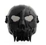 Máscara cráneo táctica para paintball en color negro o bronce — imagen 1 de 4