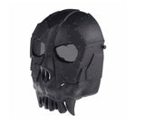 Máscara cráneo táctica para paintball en color negro o bronce — imagen 4 de 4