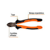 Pinza de corte al ras con hojas anguladas para uso electrico — imagen 3 de 4
