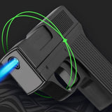 Encendedor porta cigarrillos rellenable con diseño decorativo de pistola — imagen 4 de 4