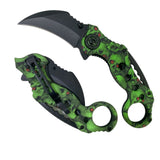 Navaja táctica tipo karambit de hoja curva — imagen 2 de 2